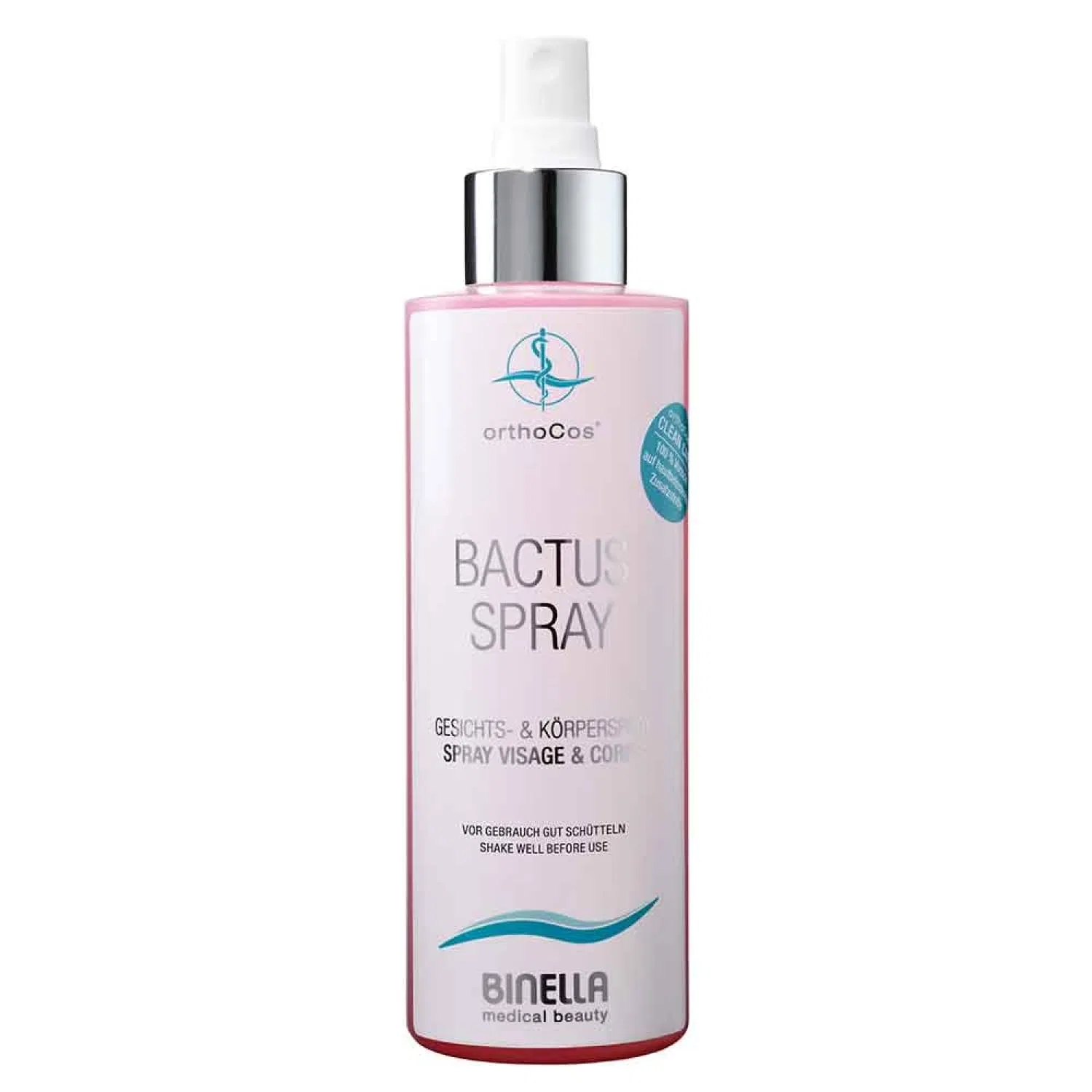 Охлаждающий антибактериальный спрей для лица и тела «Bactus Face & Body Spray» от Binella ‎Binella