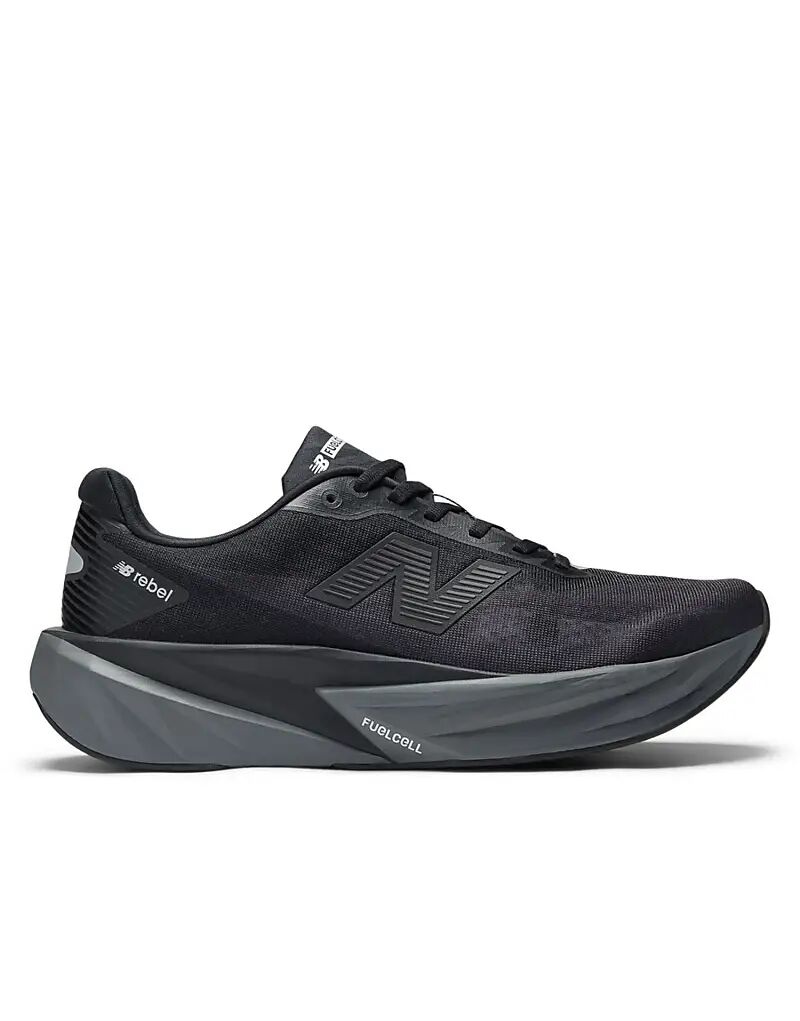 

Мужские кроссовки для бега New Balance Fuelcell Rebel V5 черного цвета