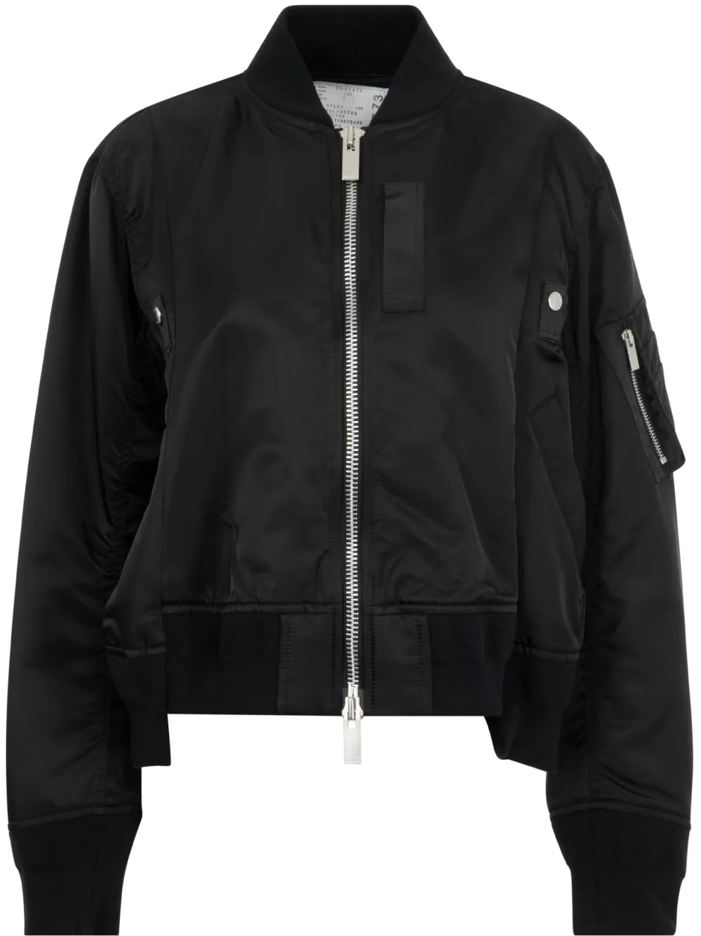 

Саржевый бомбер SACAI, черный