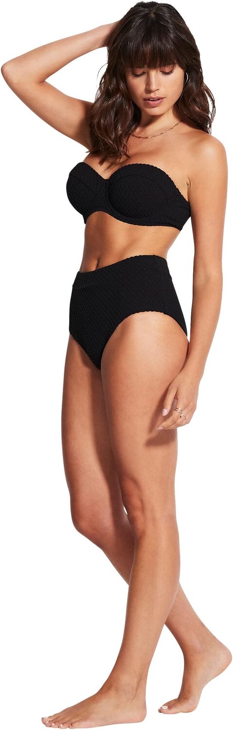 

Купальник Seafolly Riviera Bustier Bra, черный