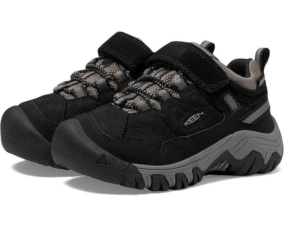 

Кроссовки KEEN Kids Targhee 4 Low Height Durable Comfortable Waterproof, цвет Black/Steel Grey