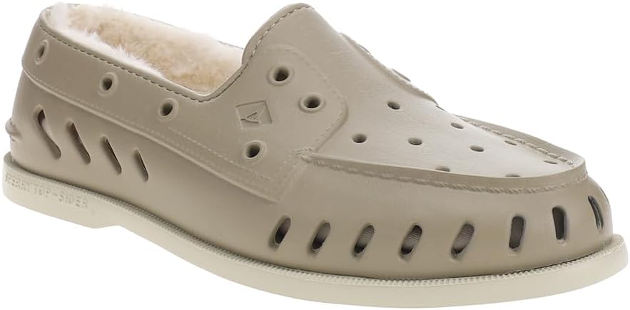 Мужские лодочные туфли Sperry, оригинальные, с комфортной посадкой, хаки — фото 2