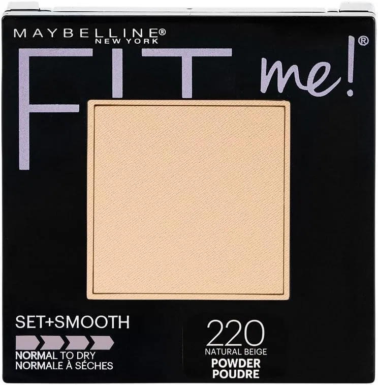 Пудра компактная Fit Me! Set + Smooth Powder Maybelline New York, 220 natural beige