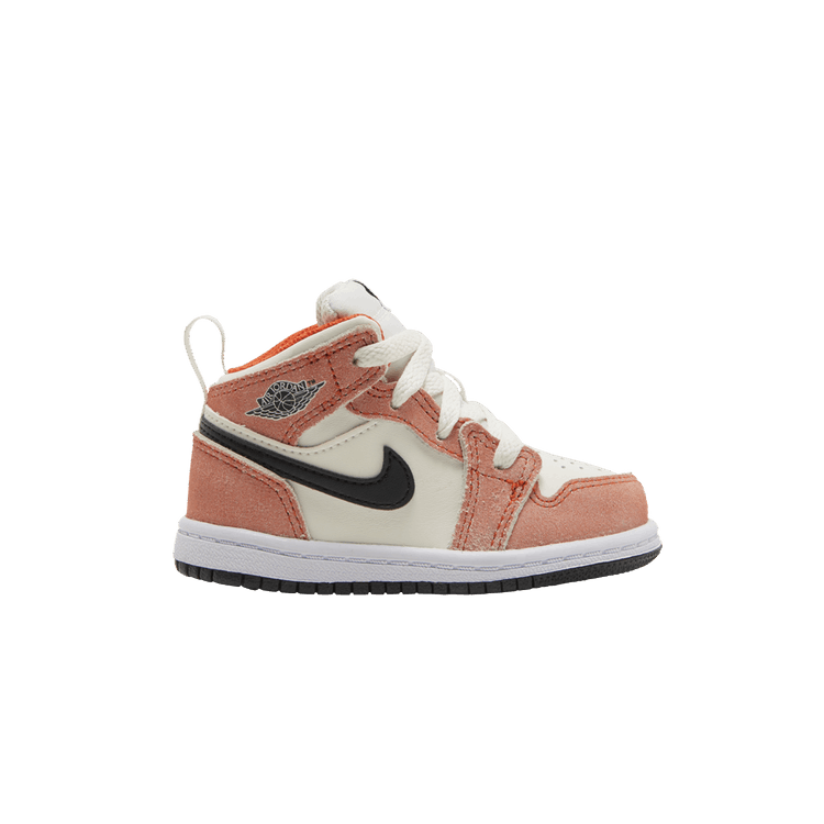 

Кроссовки Air Jordan Air Jordan 1 Mid SE TD 'Orange Suede', оранжевый