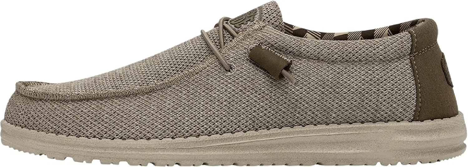 HEYDUDE Мужские мокасины Hey Dude Wally Sox Moc Toe, белые, размер 2