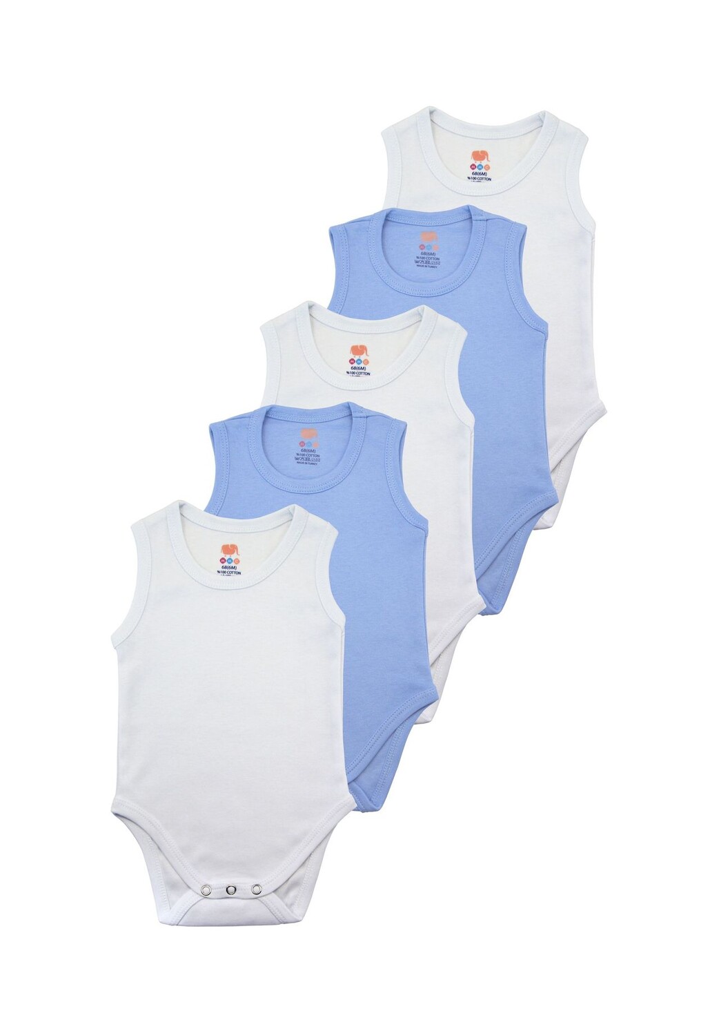 

Body 5 PACK для тела под мышками, детское, однотонное M.M.C., цвет Jungen Set