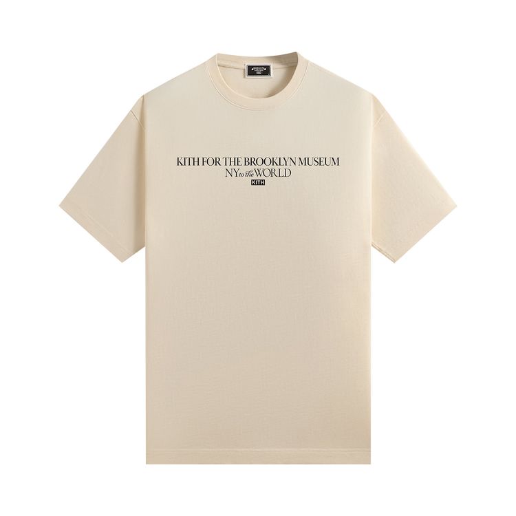 

Футболка Kith For The Brooklyn Museum Sketch Tee 'Sandrift', кремовый