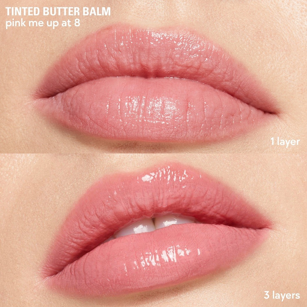 Бальзам для губ tinted butter balm 420 moving on Kylie Cosmetics, nr. 338 - pink me up at 8, вес 2.4 гр. — фото 4