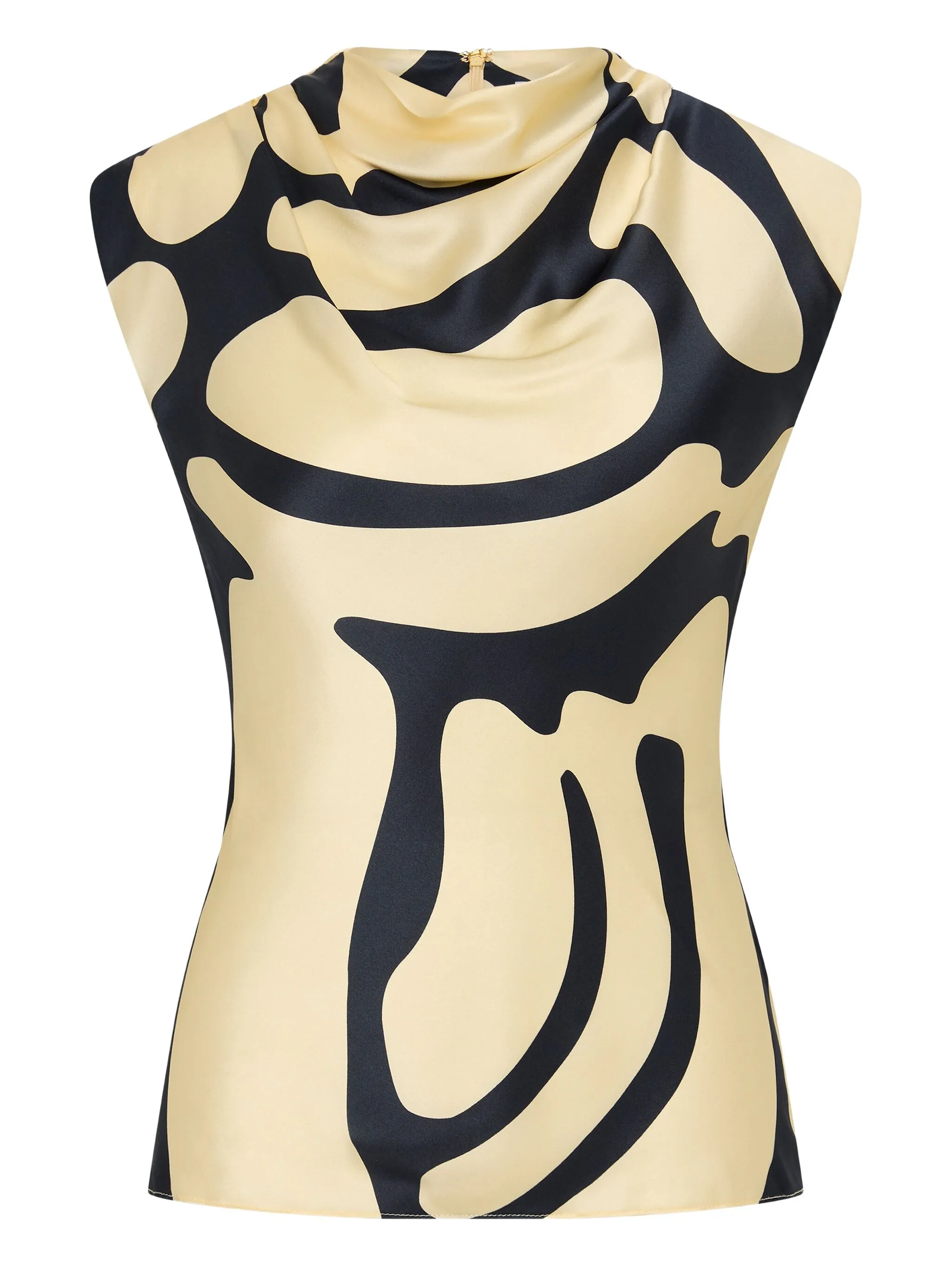 

Топ Dune с воротником-хомут Rebecca Vallance, желтый/темно-синий