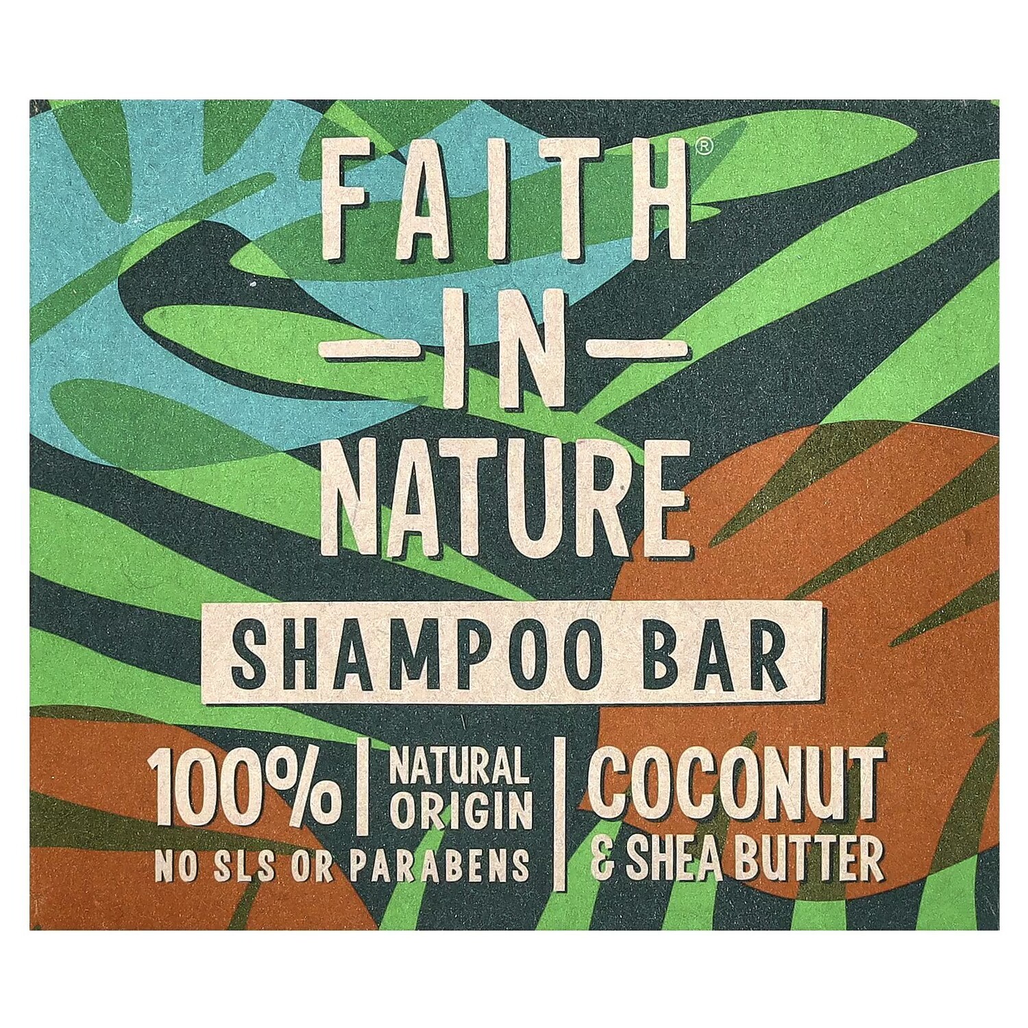 

Шампунь, кокос и масло ши, 3 унции (85 г) Faith In Nature