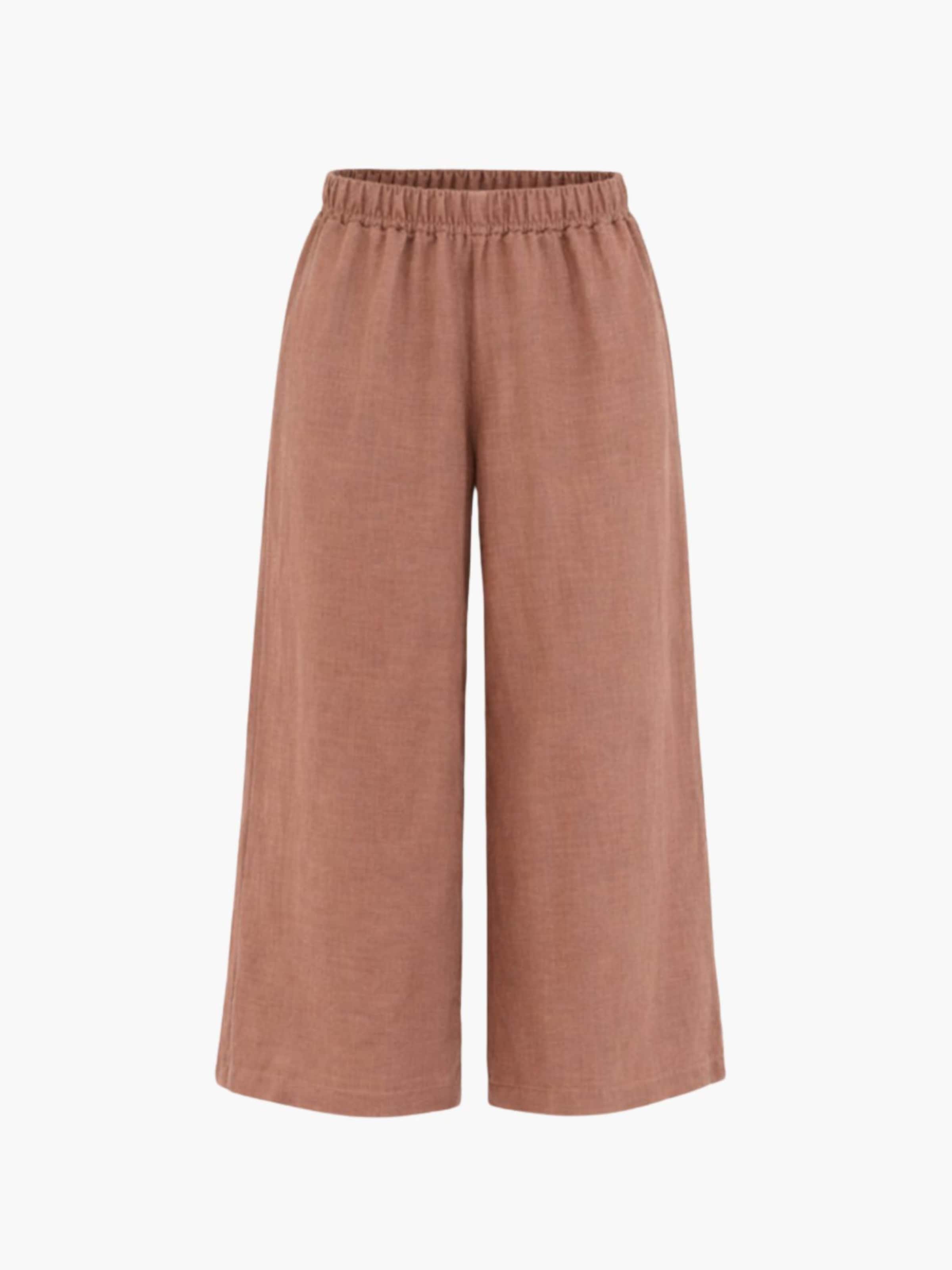 

AmourLinen Широкие брюки 'Tokyo' в светло-коричневом цвете