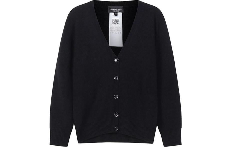 Трикотаж женский черный EMPORIO ARMANI