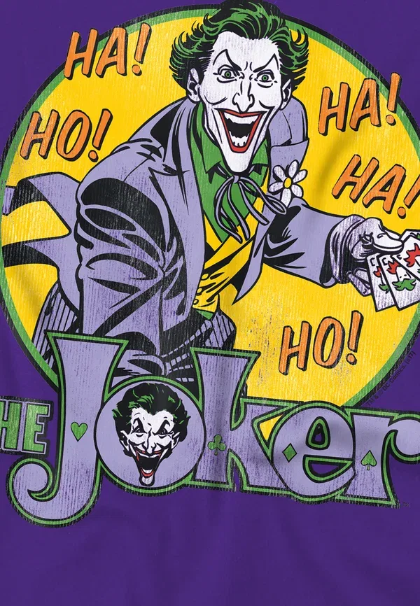 Футболка Cotton Soul Dc the joker print t-shirt, фиолетовый — фото 3