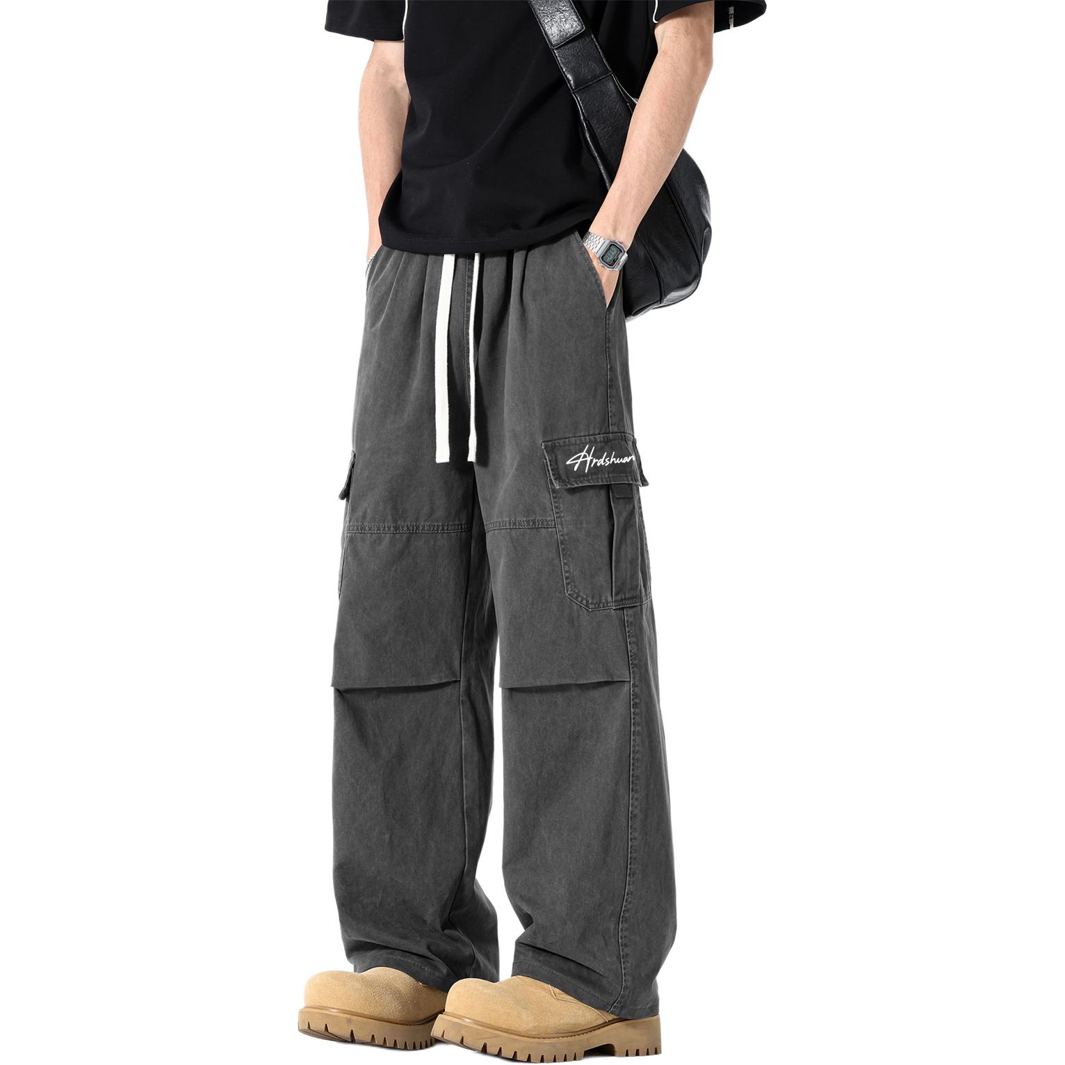 

Кargo-брюки Unisex Moderate HUANQIU, серый