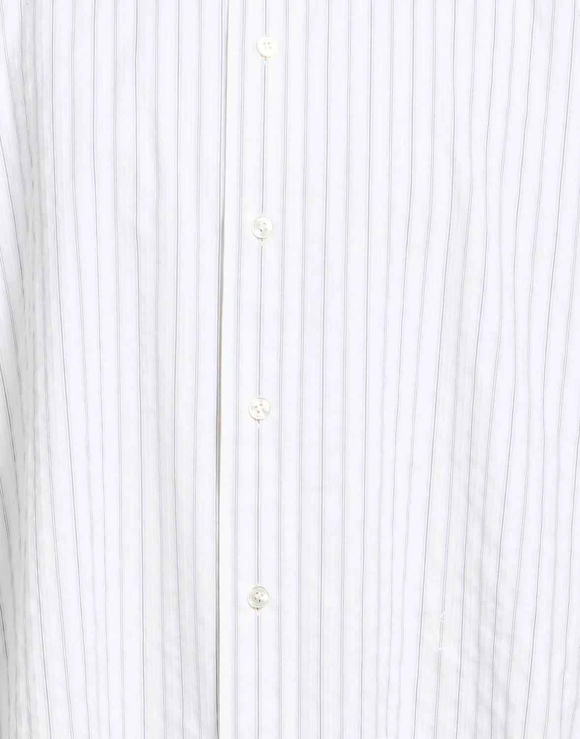 Рубашка из жаккарда SAINT LAURENT Ivory — фото 4