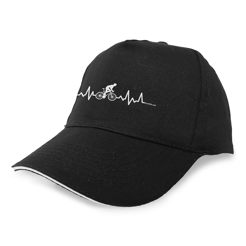 

Бейсболка Kruskis Biking Heartbeat, черный