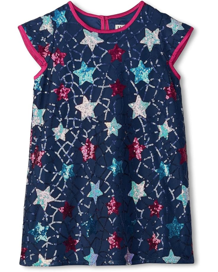 

Платье Hatley Kids Starry Sky Cap Sleeve Party Dress, синий