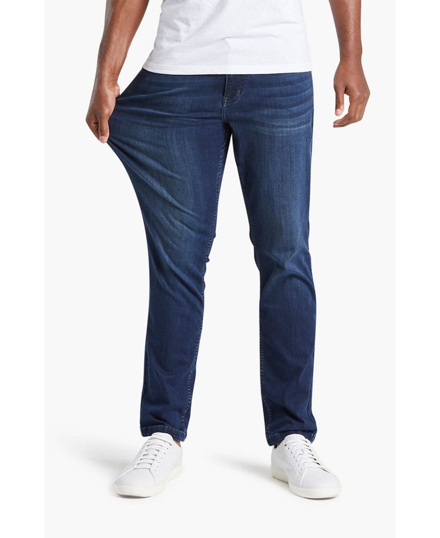 

Мужские джинсы классического кроя (из фирменного эластичного денима) Mugsy, Classic blue jean