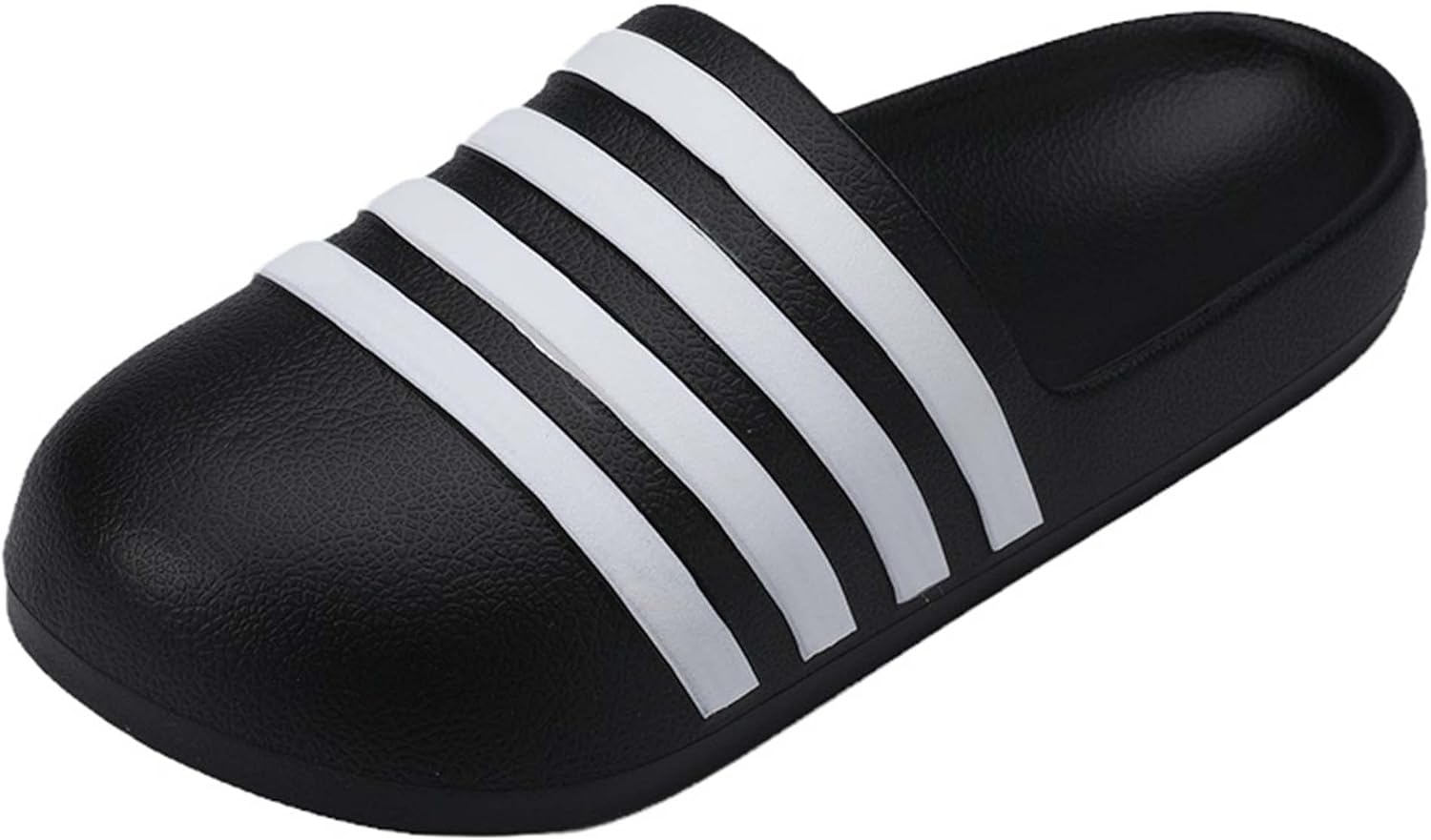 

Летние мужские тапочки-сандалии для дома и улицы, повседневные, модные, пляжные, мягкие, удобные, легкие, с противоскользящей и износостойкой подошвой Generic, белый/черный