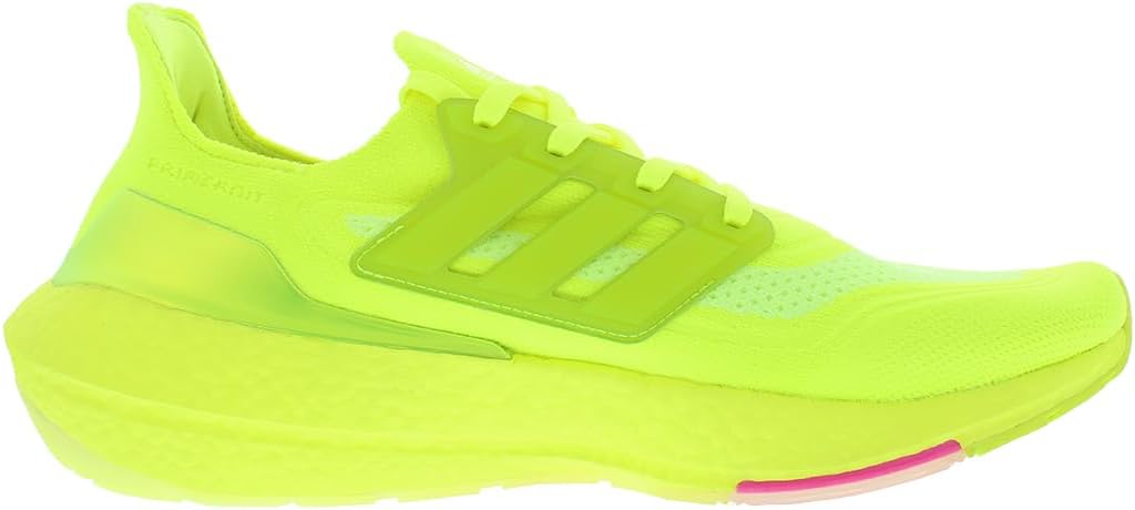 Мужские кроссовки Adidas Ultraboost 21, желтый/розовый — фото 2