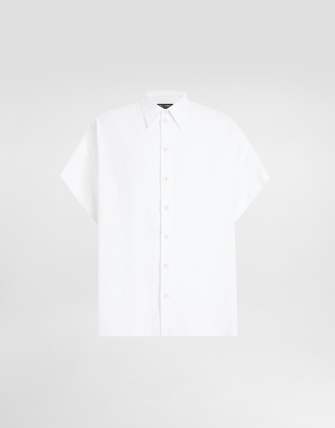 

Льняная рубашка с длинными рукавами Dolce & Gabbana, белый