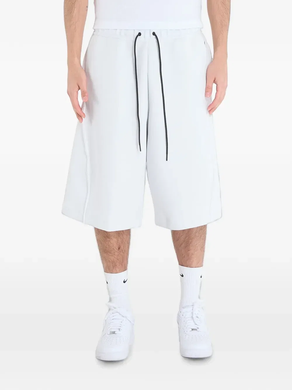 Флисовые шорты свободного кроя Nike, белый