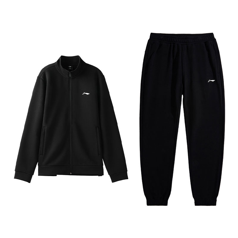 

Li Ning Casual Sportswear Мужской комплект из 2 предметов Li-Ning, черный top+черный pants