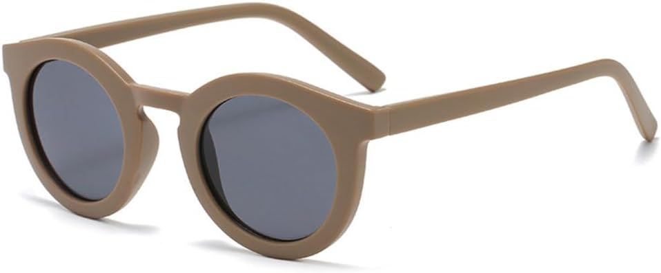 

Солнцезащитные очки LVTFCO Retro Classic Round для женщин, модные, в тренде, с прозрачными линзами, защита от УФ-излучения UV400, винтажные, серые, цвета чая, Tea Gray Gray