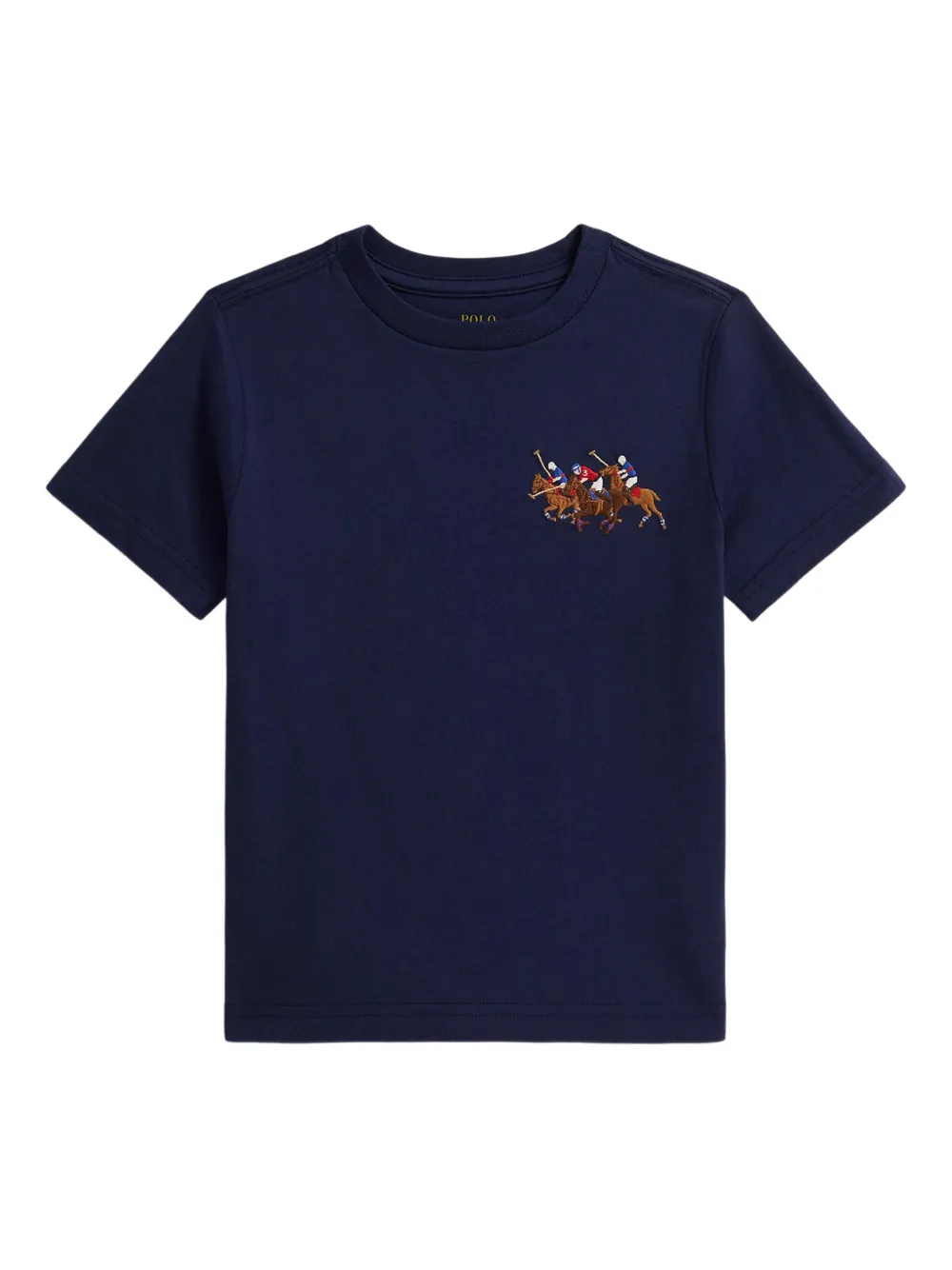 

Футболка с круглым вырезом Polo Ralph Lauren Kids, синий