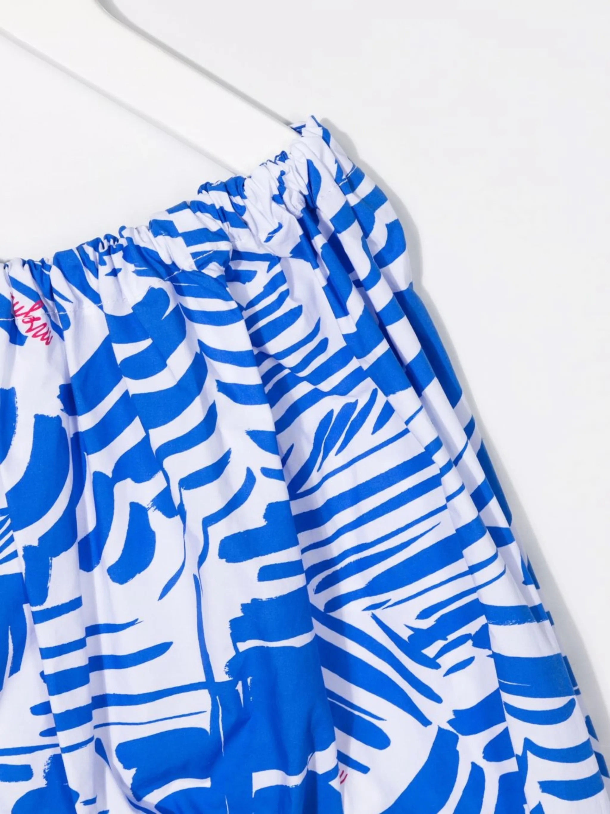 Топ с длинными рукавами и графичным принтом Msgm Kids, синий — фото 3