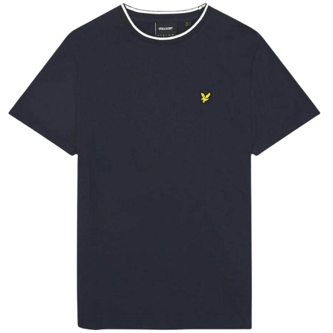 

Футболка с воротником-стойкой Lyle & Scott, синий
