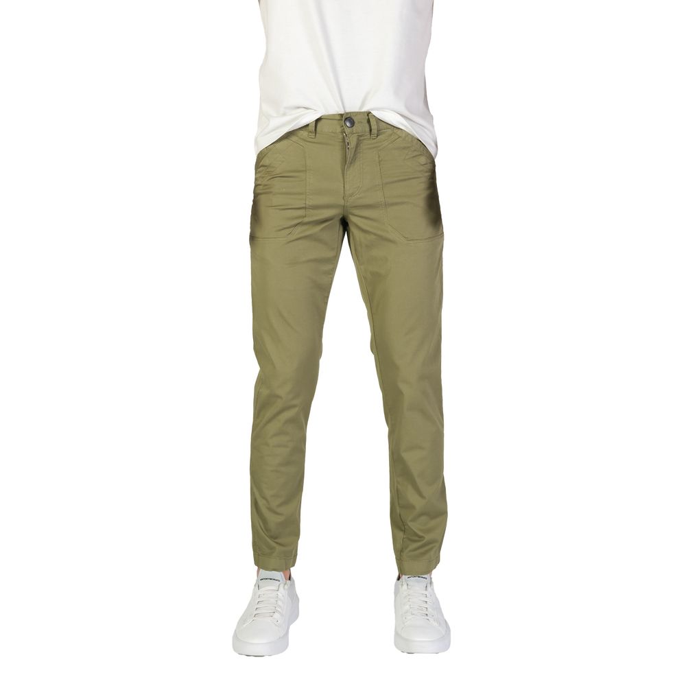 

Зеленые хлопковые джинсы и брюки Refrigiwear