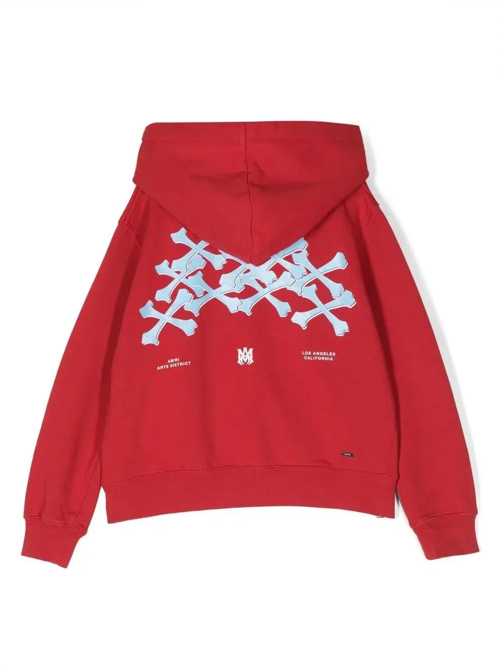 Худи с графичным принтом и кулиской Amiri Kids, красный — фото 2