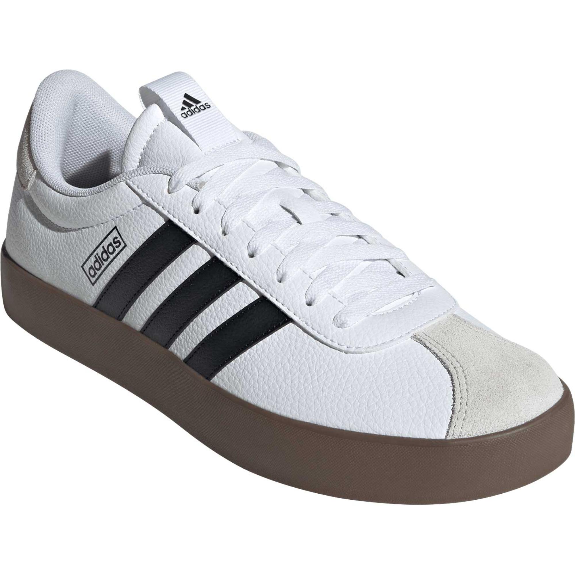 Мужские повседневные кроссовки VL Court 3.0 Adidas, Cloud White/Core Black/Grey One — фото 2