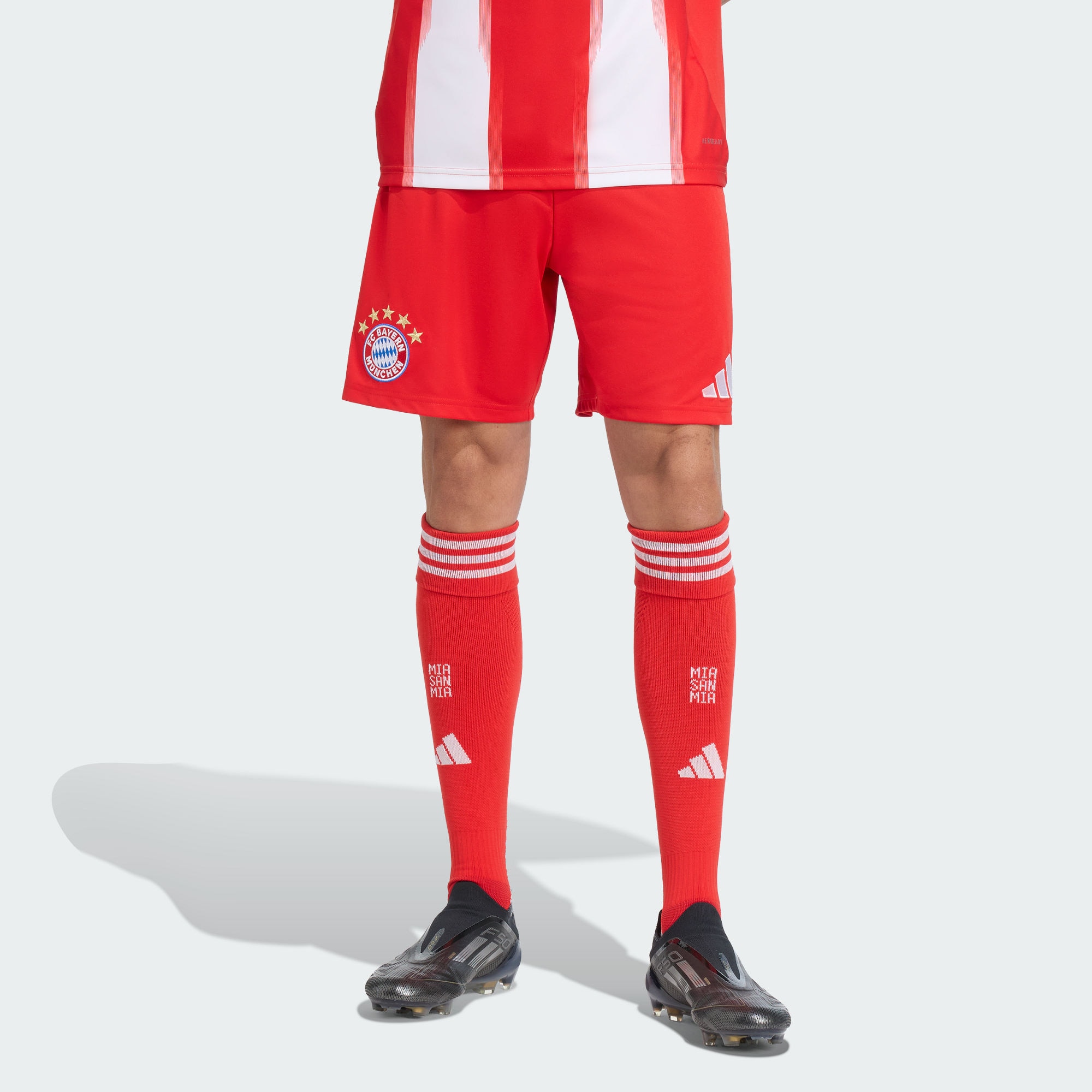Футболка FC Bayern Soccer Bottom Men's Adidas, ярко-розовый — фото 3