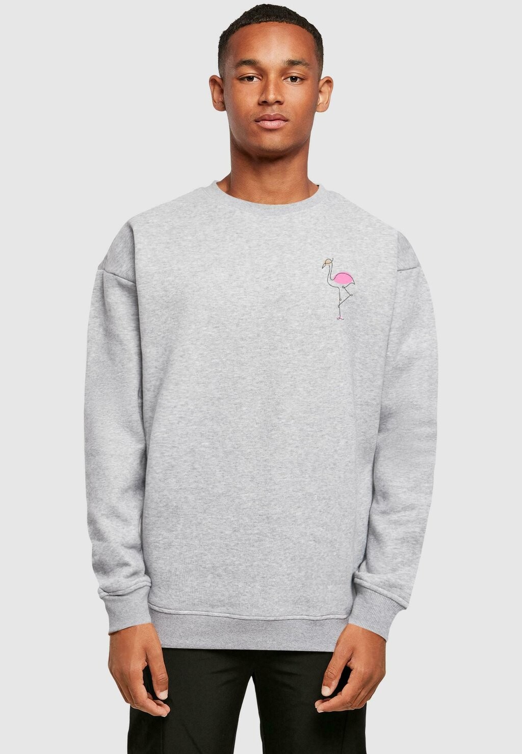 

Толстовка FLAMINGO CREWNECK Merchcode, серый