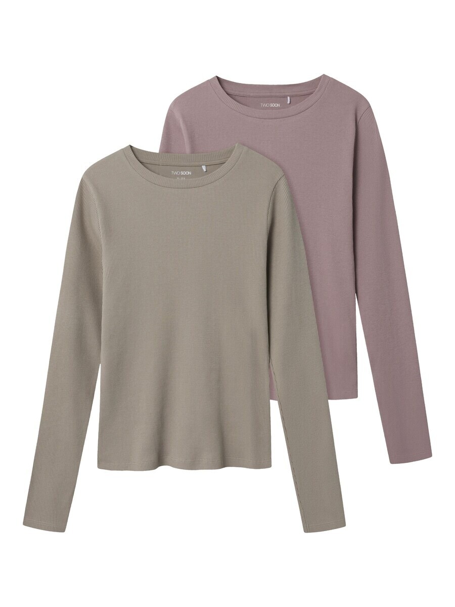 

Лонгслив TWO SOON Shirt, цвет beige/dusky pink