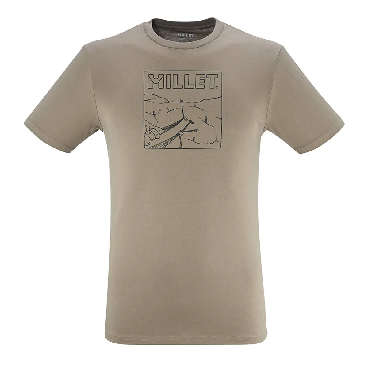 

CIMAÏ CLIMB TS SS M Мужская футболка Millet, бежевый
