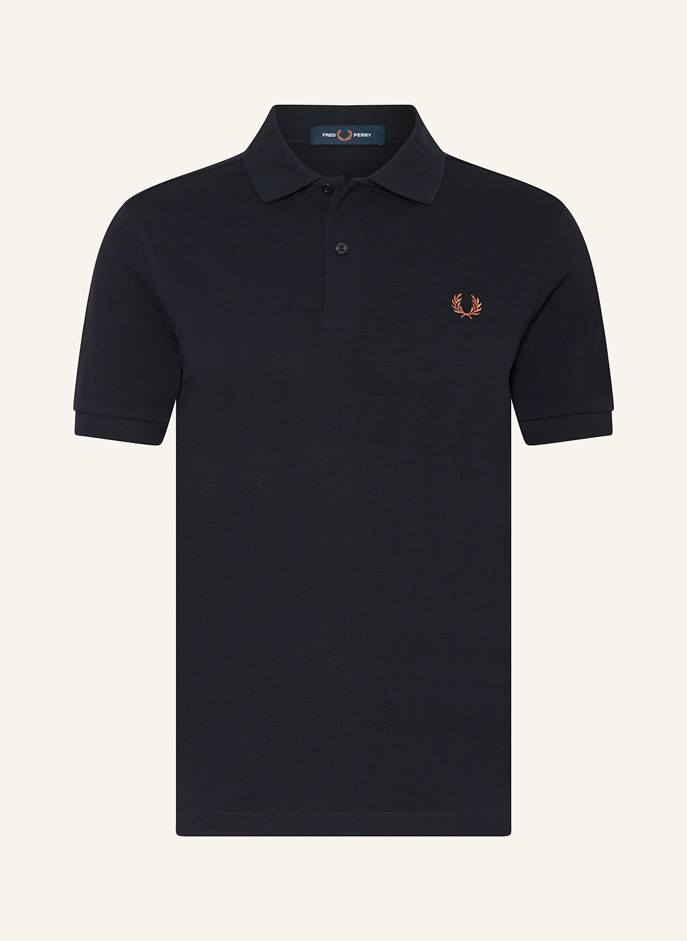 

Рубашка поло из пике Fred Perry, синий