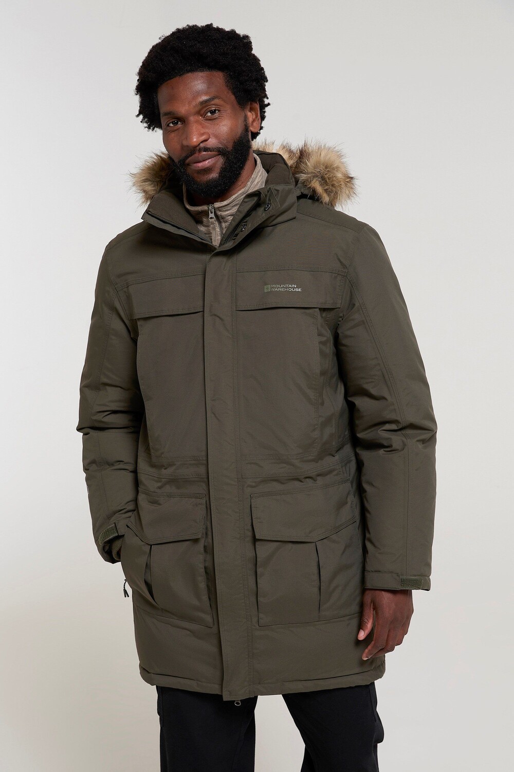 

Куртка зимняя Mountain Warehouse Antarctic Extreme Down, оливковый