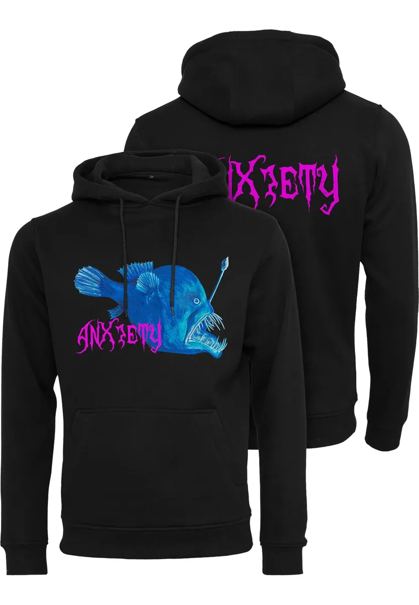 

Толстовка MisterTee с капюшоном "MisterTee Men's Anxiety Hoody", черный