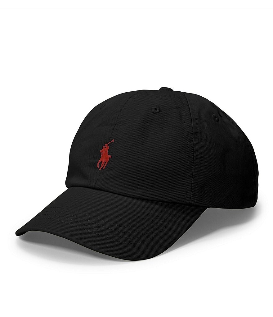 

Классическая спортивная кепка-чинос Polo Ralph Lauren Big & Tall, черный