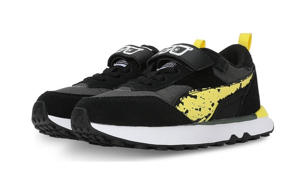 Кроссовки x spongebob squarepants rider fv 'black yellow' Puma, черный — фото 3