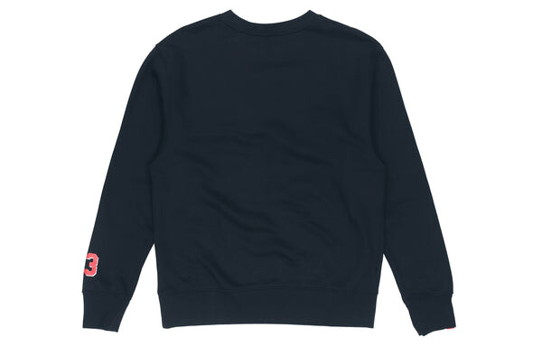 Толстовка Men's Air Jordan Athleisure Casual Sports Round Neck Pullover Black, черный — фото 2