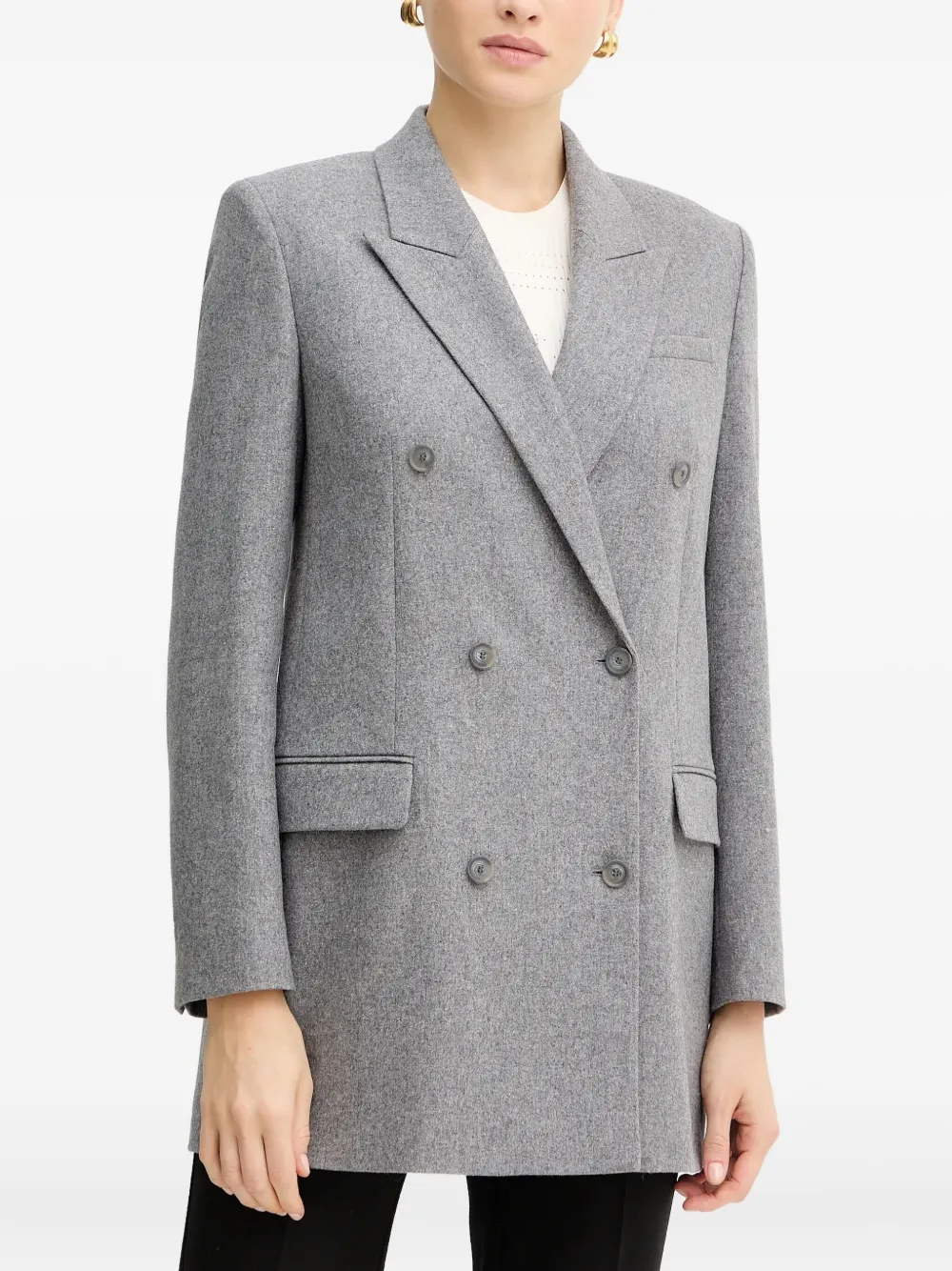 

Двубортный блейзер Jukana Boss, серый