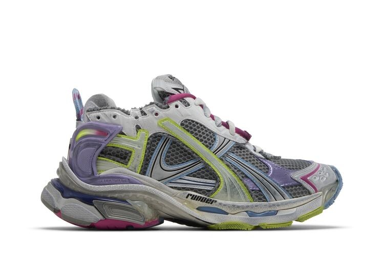 Кроссовки Balenciaga Wmns Runner Sneaker Grey Light Purple, серый