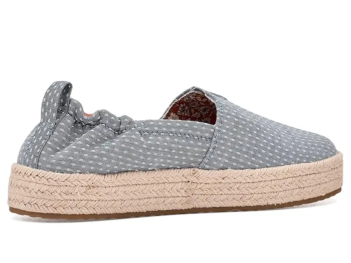 Лоферы повседневные Valencia TOMS Kids, Chambray Dot — фото 4