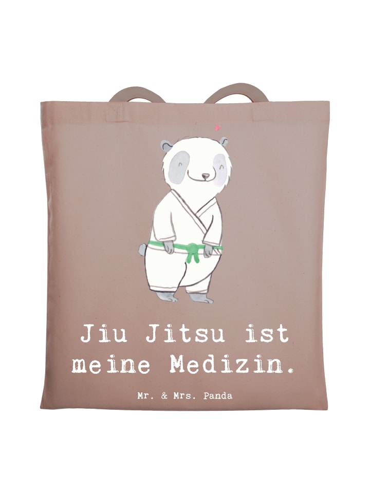 

Mr. & Mrs. Panda Сумка для джиу-джитсу "Панда" с надписью пастельно-коричневого цвета