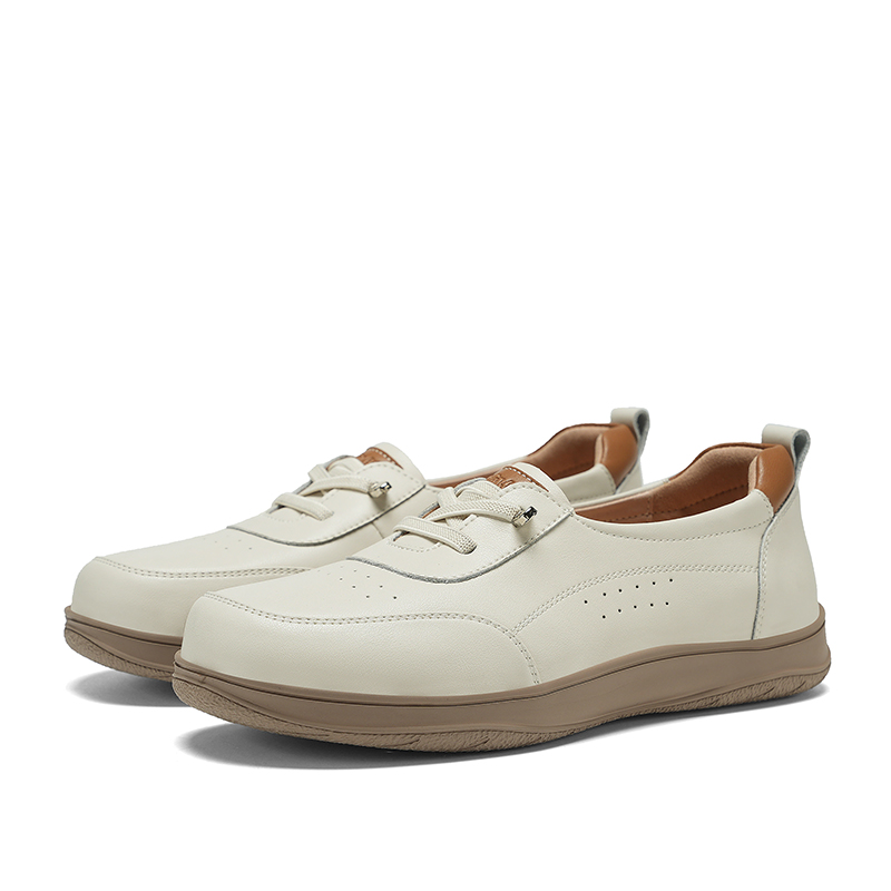 ZULIZ Женские повседневные туфли-лодочки бежевые, цвет Beige (Women's 25186017K) — фото 4