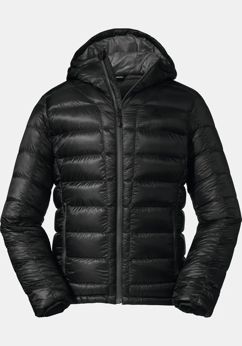 

Пуховик Schöffel "Down Jacket Lodner M", с капюшоном, черный